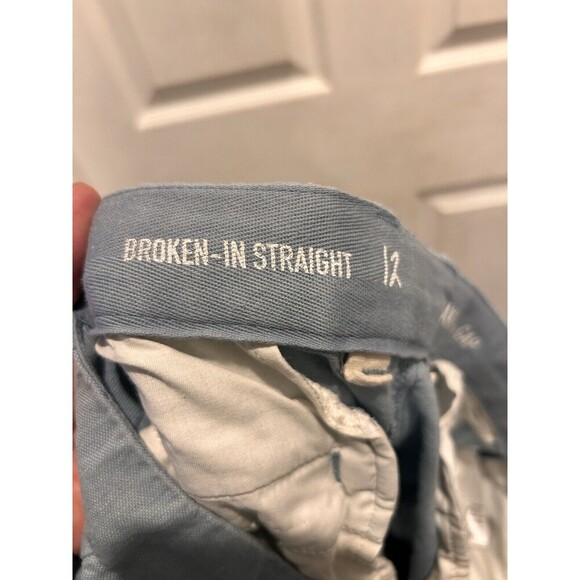 Gap Light Blue Linen/Cotton Chino Pants Women’s Size 12 - Picture 7 of 10